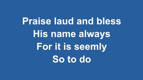 All People That On Earth Do Dwell (Acoustic)