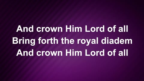 All Hail The Power Of Jesus Name (Acoustic)