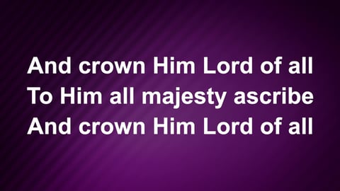 All Hail The Power Of Jesus Name (Acoustic)