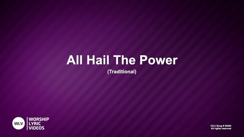 All Hail The Power Of Jesus Name (Acoustic)