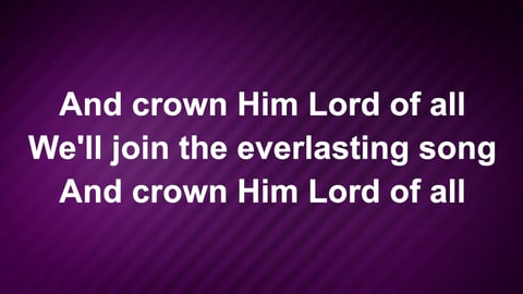 All Hail The Power Of Jesus Name (Acoustic)