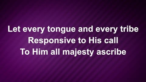 All Hail The Power Of Jesus Name (Acoustic)