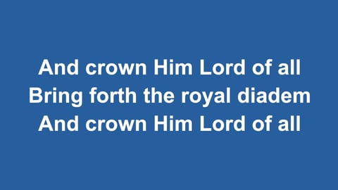 All Hail The Power Of Jesus Name (Acoustic)