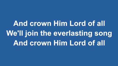 All Hail The Power Of Jesus Name (Acoustic)