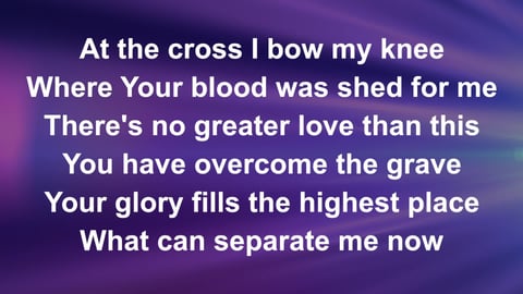 At The Cross