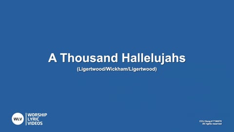 A Thousand Hallelujahs