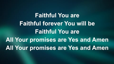 Yes And Amen (Acoustic)