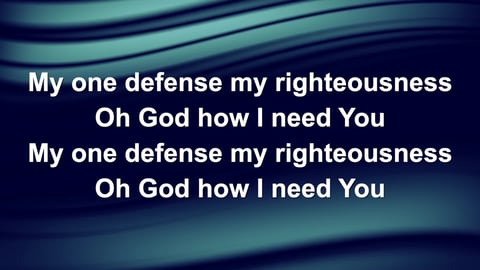 Lord I Need You (Acoustic)