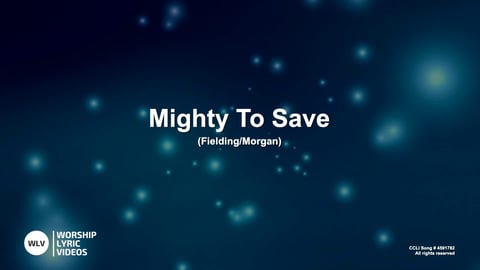 Mighty To Save (Acoustic)