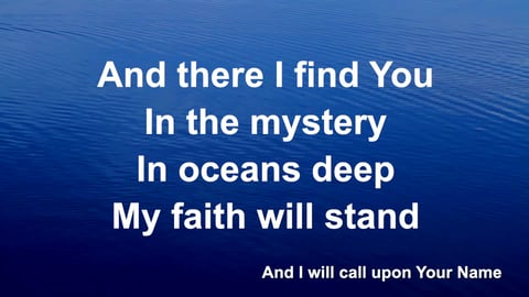 Oceans (Where Feet May Fail) (Acoustic)