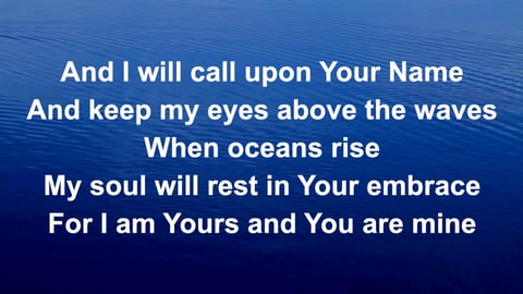 Oceans (Where Feet May Fail) (Acoustic)