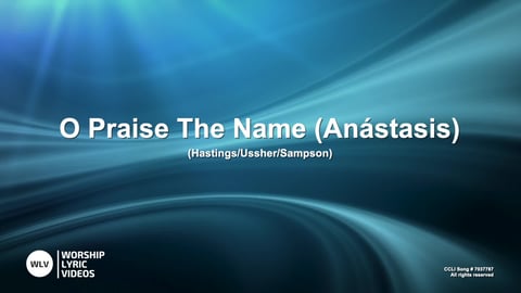O Praise The Name (Anastasis) (Acoustic)