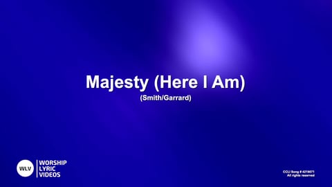 Majesty (Here I Am) (Acoustic)