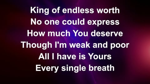 The Heart Of Worship (Acoustic)