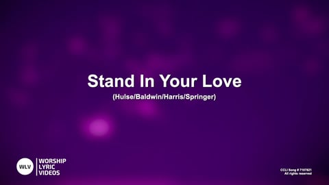 Stand In Your Love (Acoustic)