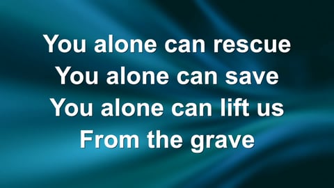 You Alone Can Rescue (Acoustic)
