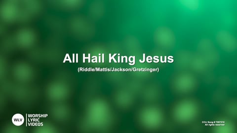 All Hail King Jesus (Acoustic)