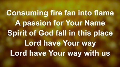 Consuming Fire (Acoustic)