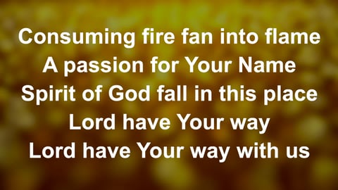 Consuming Fire (Acoustic)