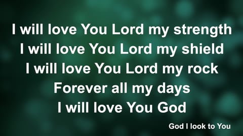 God I Look To You (Acoustic)