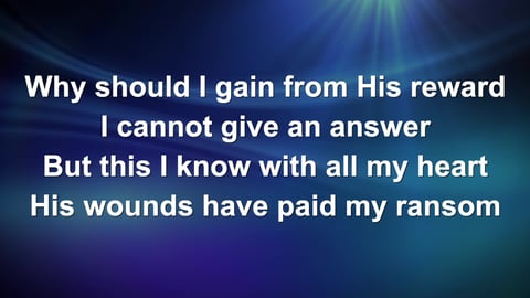 How Deep The Father's Love For Us (Acoustic)