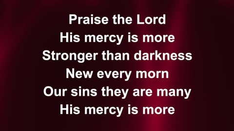 His Mercy Is More (Acoustic)