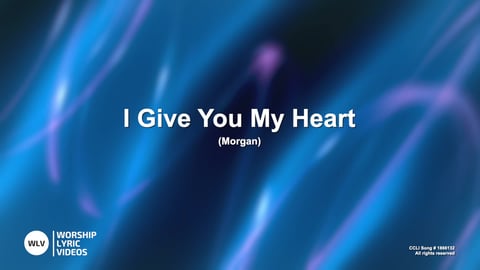 I Give You My Heart (Acoustic)