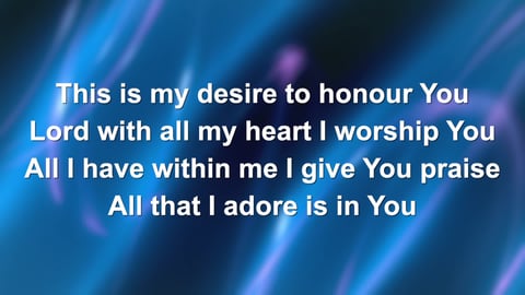 I Give You My Heart (Acoustic)