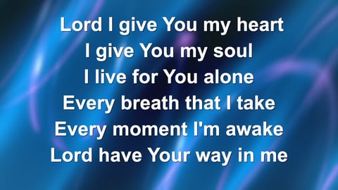 I Give You My Heart (Acoustic)