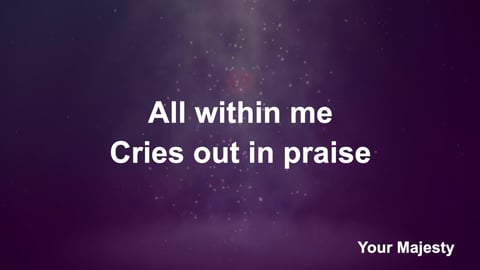 King Of Kings Majesty (Acoustic)