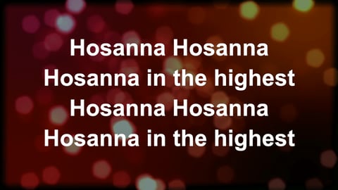 Hosanna (Acoustic)