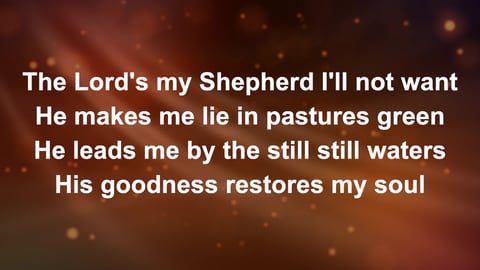 Psalm 23 (The Lord’s My Shepherd) (Acoustic)