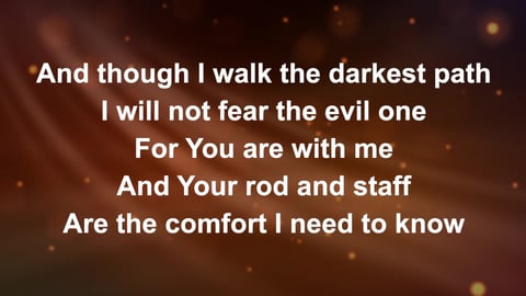 Psalm 23 (The Lord’s My Shepherd) (Acoustic)