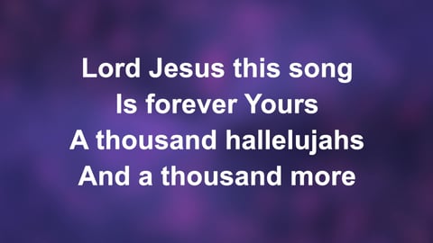 A Thousand Hallelujahs (Acoustic)