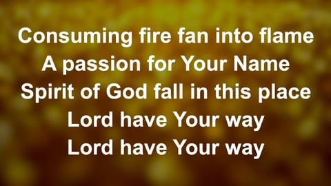 Consuming Fire (Acoustic)