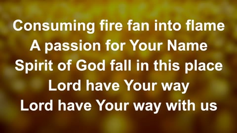 Consuming Fire (Acoustic)