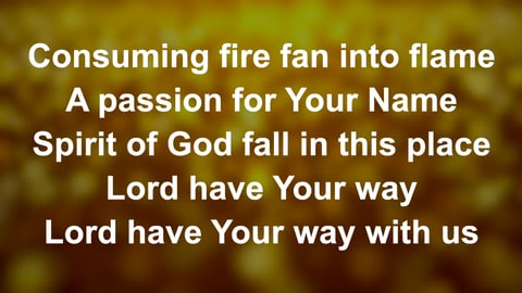 Consuming Fire (Acoustic)