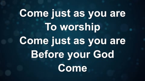 Come Now Is The Time To Worship (Acoustic)