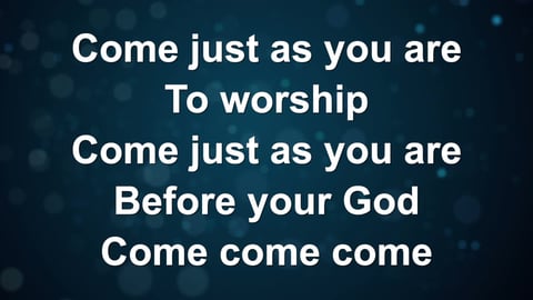 Come Now Is The Time To Worship (Acoustic)