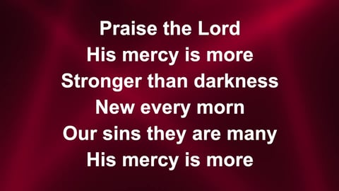 His Mercy Is More (Acoustic)