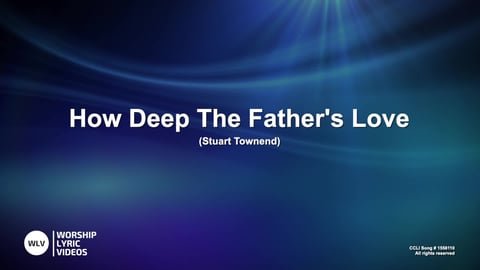 How Deep The Father's Love For Us (Acoustic)