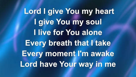 I Give You My Heart (Acoustic)