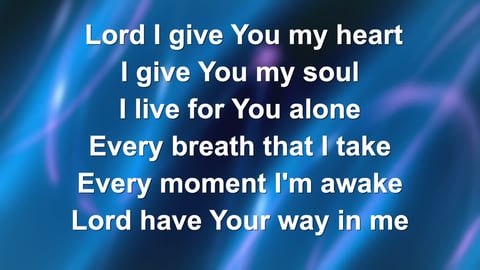 I Give You My Heart (Acoustic)