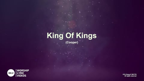 King Of Kings Majesty (Acoustic)