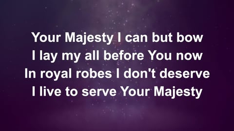 King Of Kings Majesty (Acoustic)