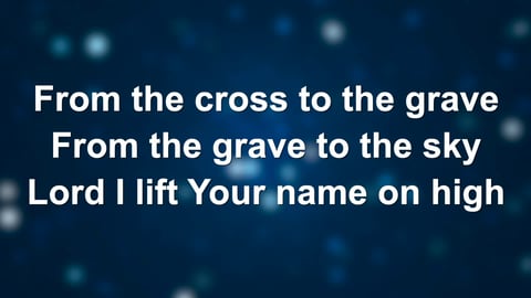 Lord I Lift Your Name On High (Acoustic)