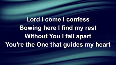 Lord I Need You (Acoustic)