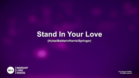 Stand In Your Love (Acoustic)