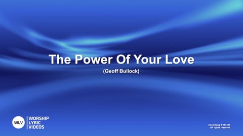 The Power Of Your Love (Acoustic)