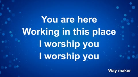 Way Maker (Acoustic)